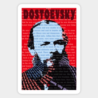 Fyodor Mikhailovich Dostoevsky in Red Magnet